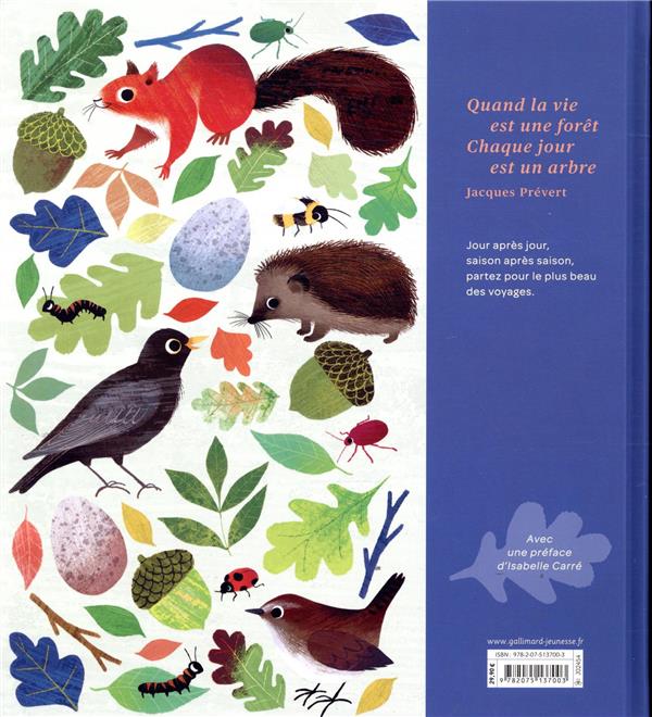 Back cover of Une année en poésie : Un poème à partager chaque jour
