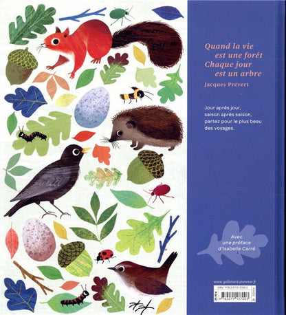 Back cover of Une année en poésie : Un poème à partager chaque jour