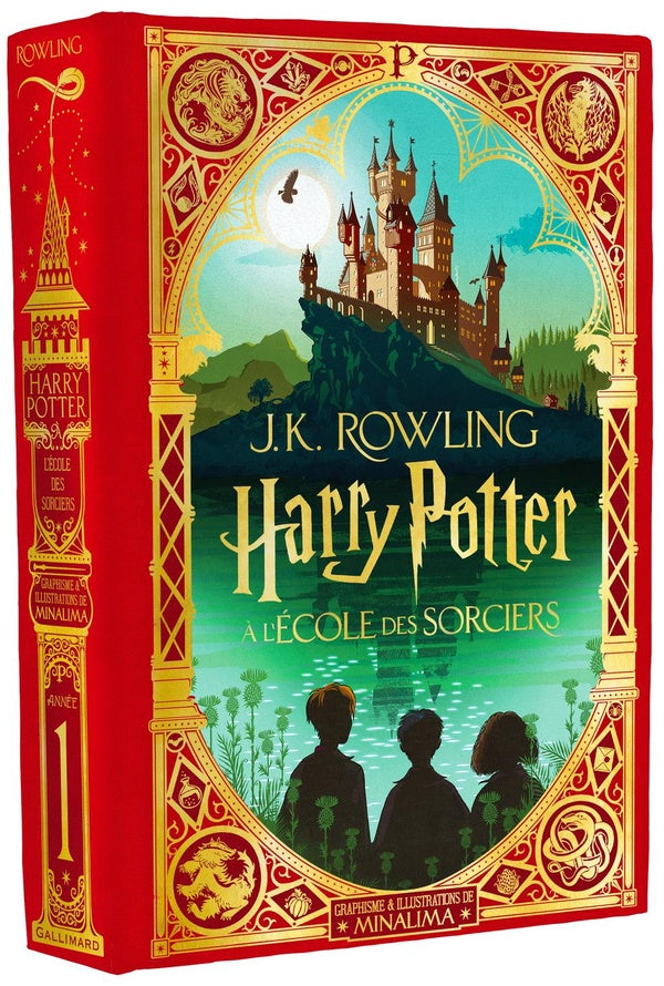 Front cover of Harry Potter Tome 1 : Harry Potter à l'école des sorciers                     (édition collector illustrée par Minalima)