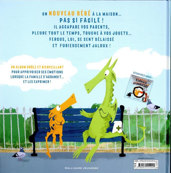 Back cover of Fergus a une petite soeur