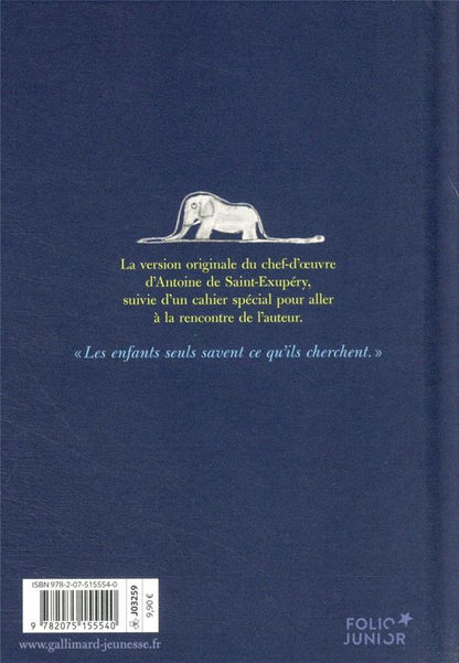 Back cover of Le Petit Prince                     (édition collector)