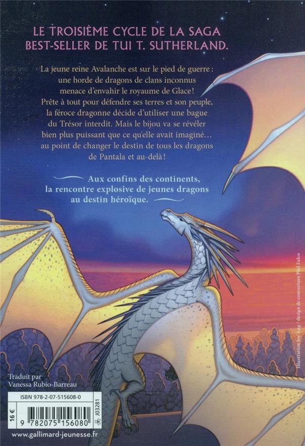 Back cover of Les royaumes de feu Tome 14 : Le trésor interdit
