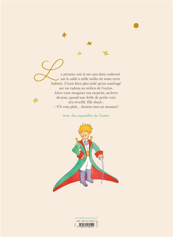 Back cover of Le Petit Prince : Le grand album