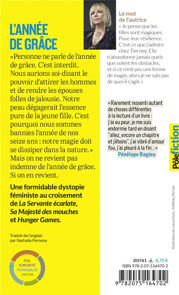 Back cover of L'année de grâce