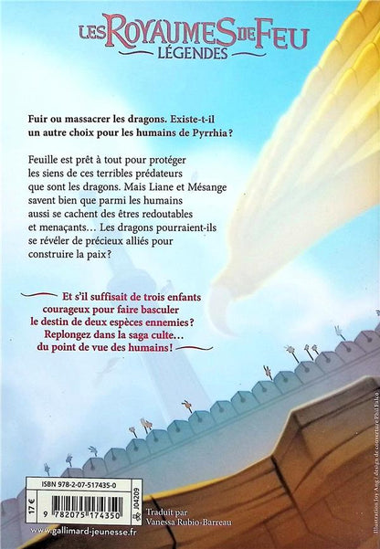 Back cover of Les royaumes de feu - légendes : Tueurs de dragons