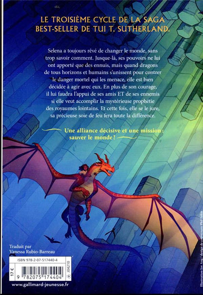 Back cover of Les royaumes de feu Tome 15 : Les flammes de l'espoir