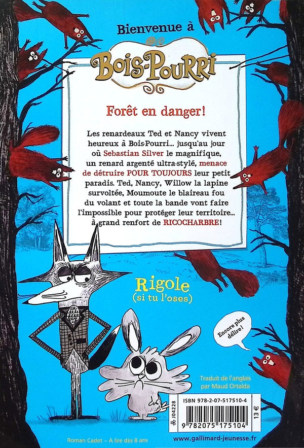 Back cover of Les renards de Bois-Pourri Tome 2 : Fourrure en folie !
