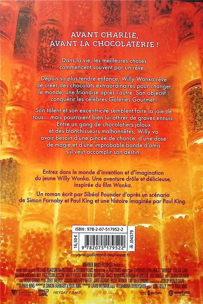 Back cover of Wonka