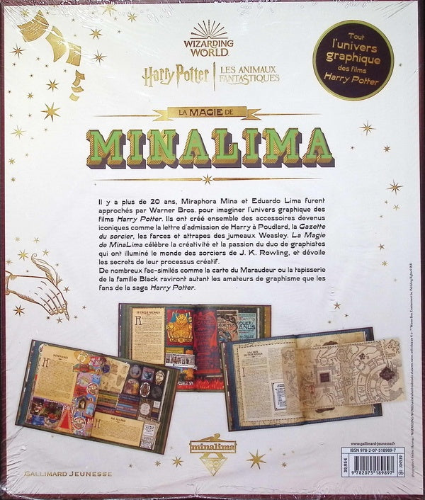 Back cover of Harry Potter : La magie de MinaLima