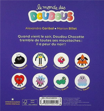 Back cover of Doudou Chocotte a peur du noir