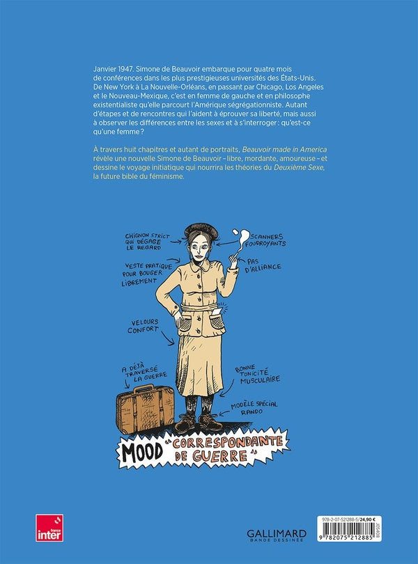 Back cover of Beauvoir made in America