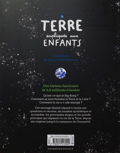 Back cover of La Terre expliquée aux enfants