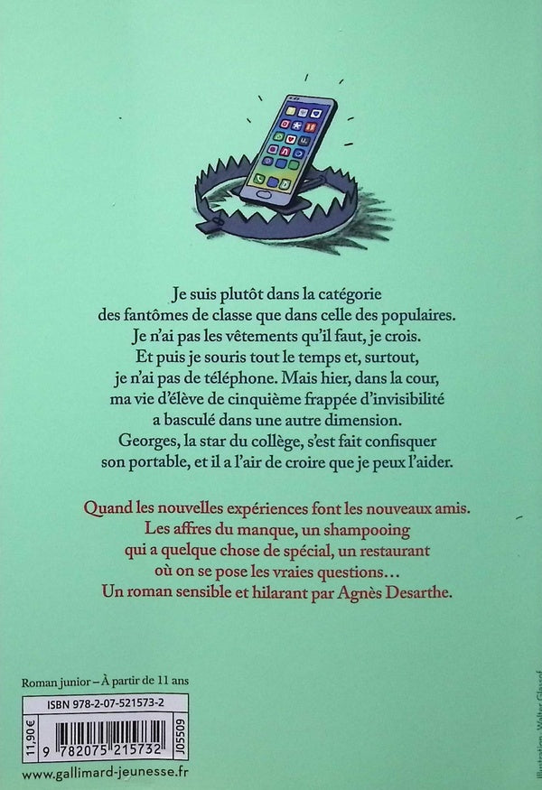Back cover of Les téléphonistes anonymes