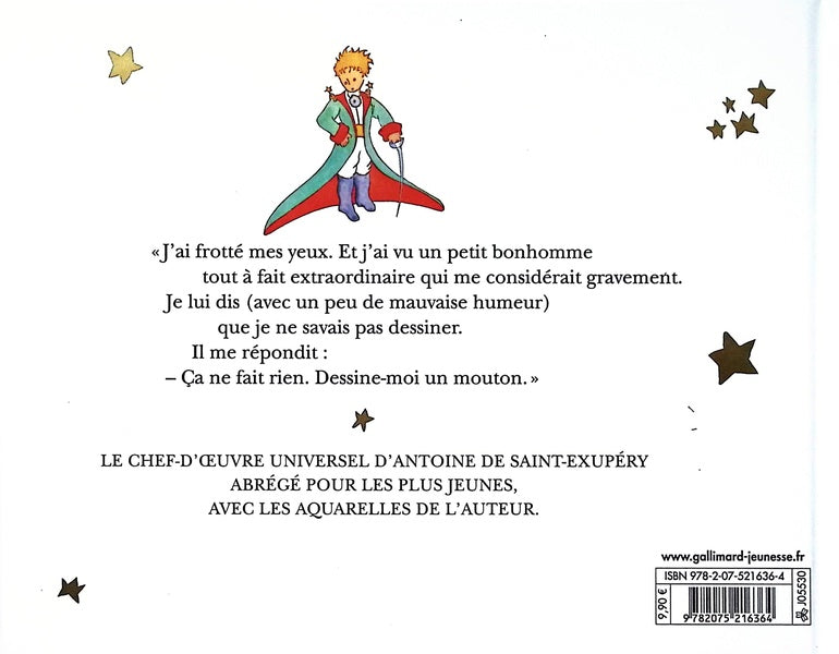 Back cover of Le Petit Prince : Édition abrégée