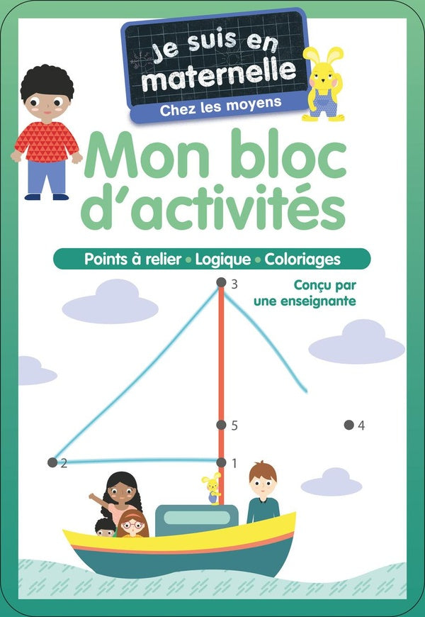 Front cover of Je suis en maternelle : Mon bloc d'activités