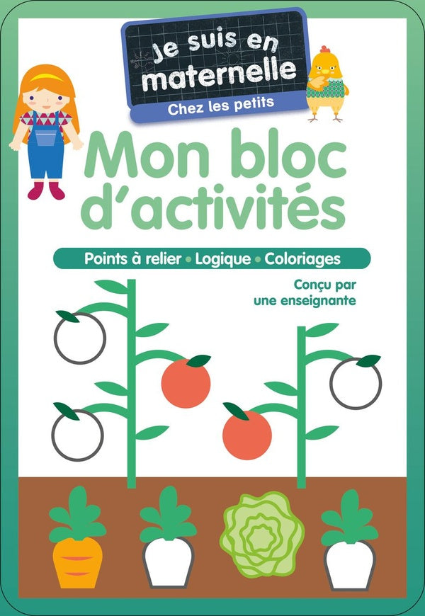 Front cover of Je suis en maternelle : Mon bloc d'activités