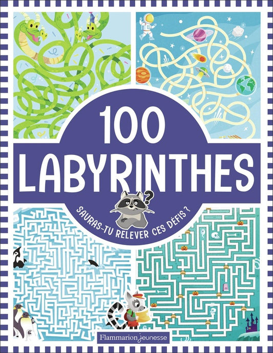 Front cover of 100 labyrinthes : Sauras-tu relever ces défis ?