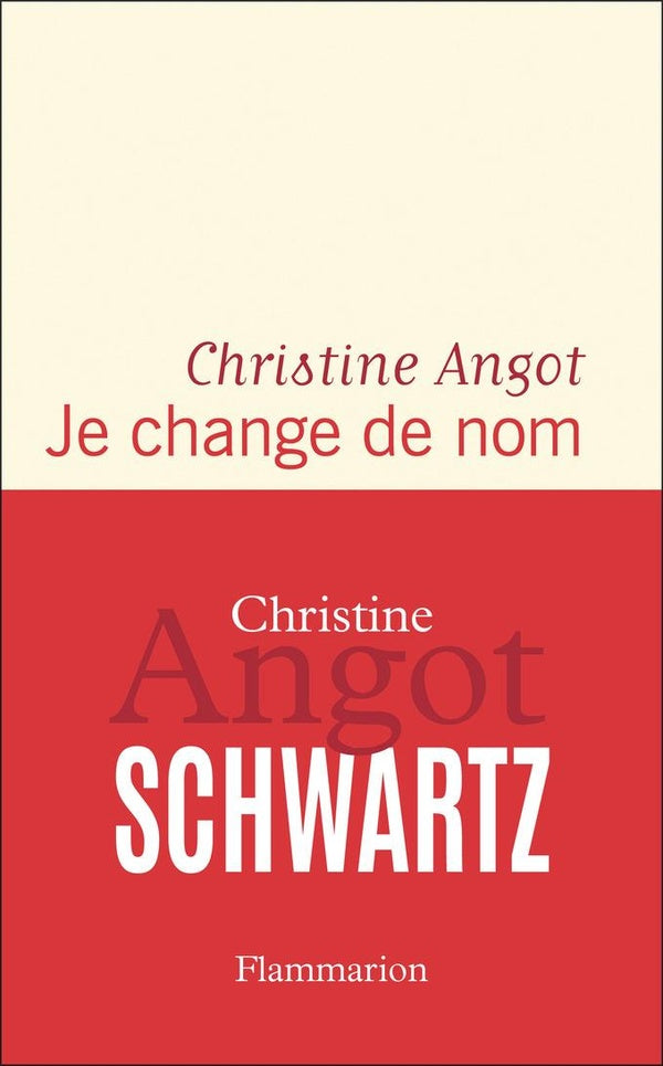 Front cover of Je change de nom