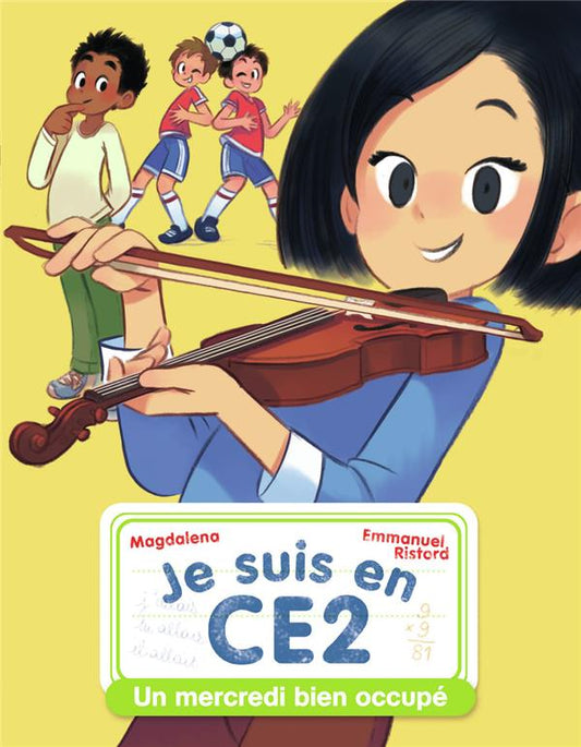 Front cover of Je suis en CE2 Tome 11 : un mercredi bien occupé