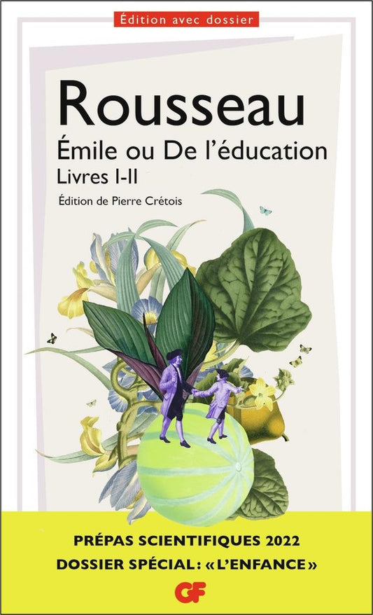 Front cover of Émile ou De l'éducation, Livres I-II                     (Edition de Pierre Crétois)
