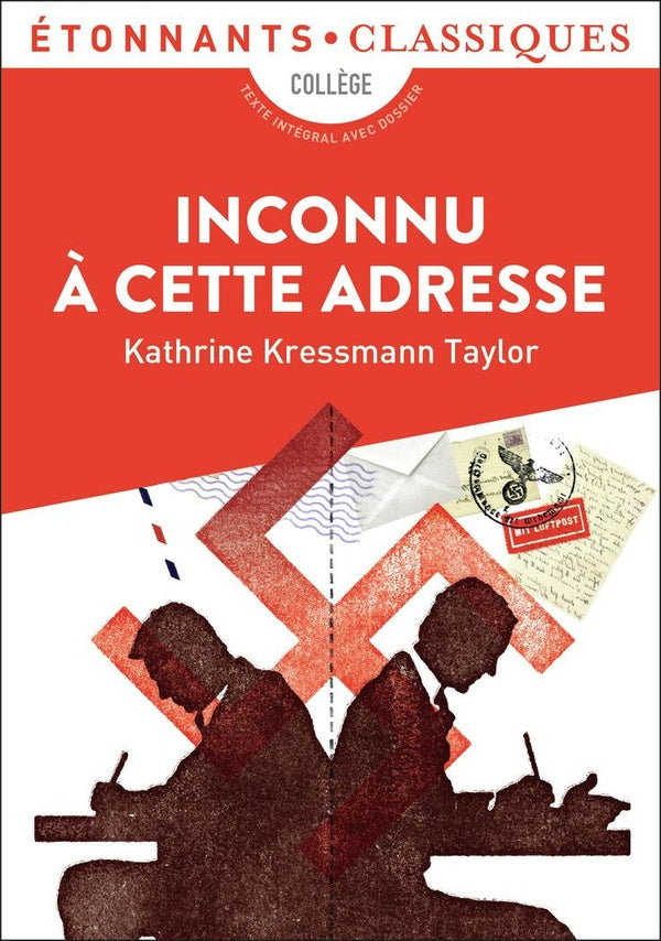 Front cover of Inconnu a cette adresse                     (Appareil pédagogique par  Fabien Clavel et Claire Joubaire)
