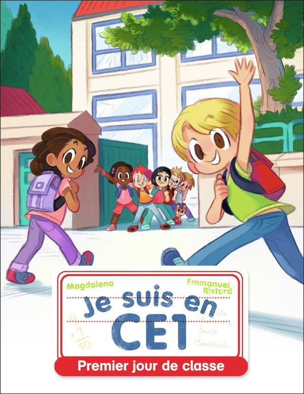 Front cover of Je suis en CE1 Tome 1 : premier jour de classe