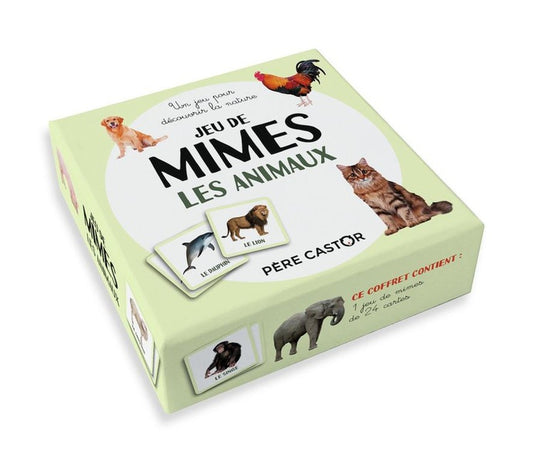 Front cover of Jeu de mimes : les animaux