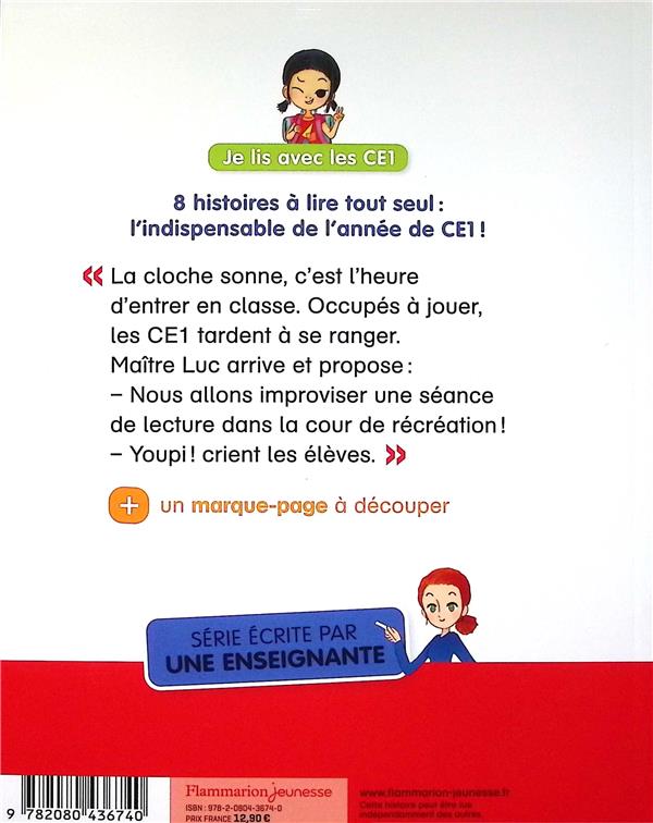 Back cover of Je suis en CE1 : Histoires à lire tout seul