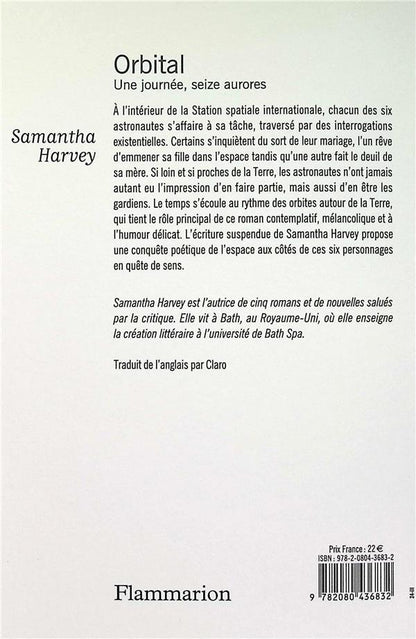 Back cover of Orbital : Une journée, seize aurores