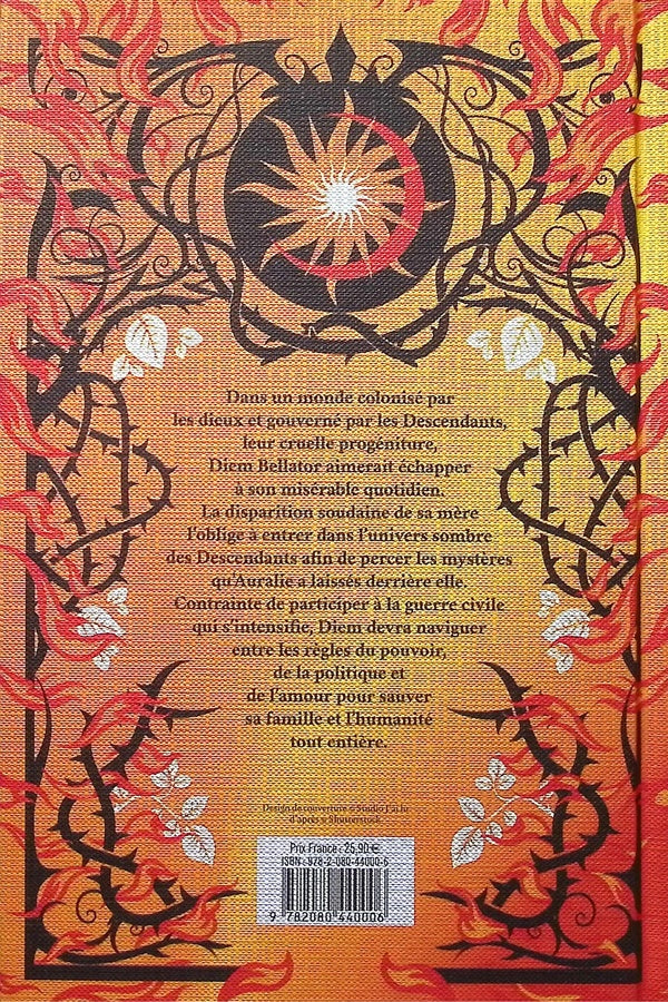 Back cover of The Kindred's Curse : Spark of the Everflame                     (Édition reliée)