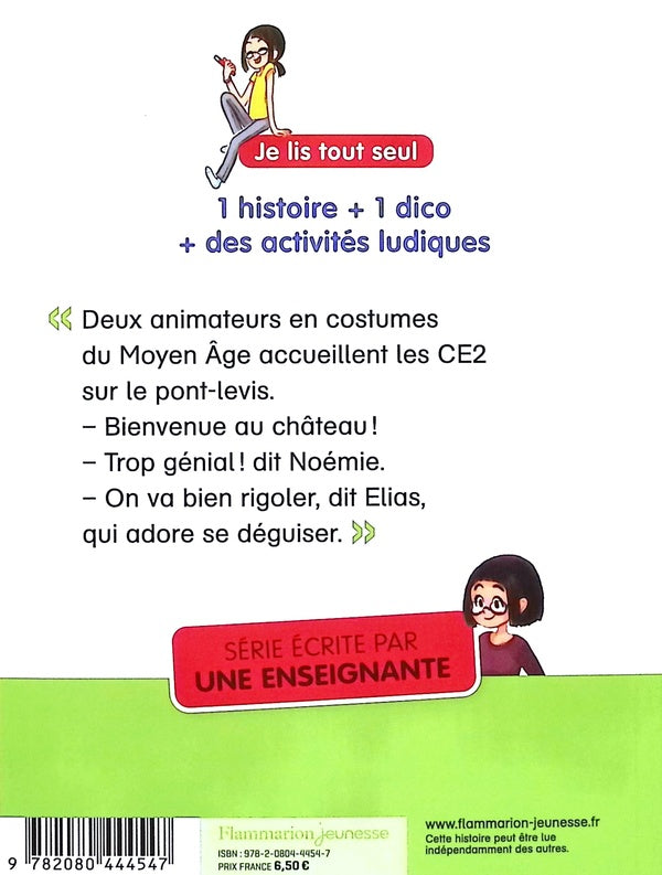 Back cover of Je suis en CE2 Tome 3 : séjour au château
