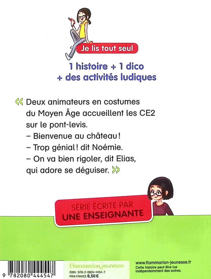 Back cover of Je suis en CE2 Tome 3 : séjour au château