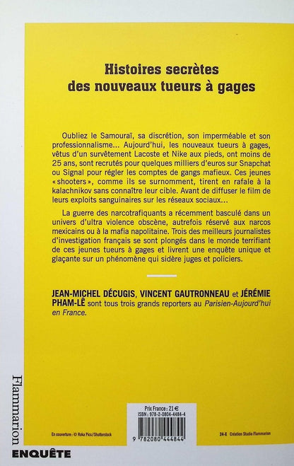 Back cover of Tueurs à gages : enquête sur le nouveau phénomène des shooters