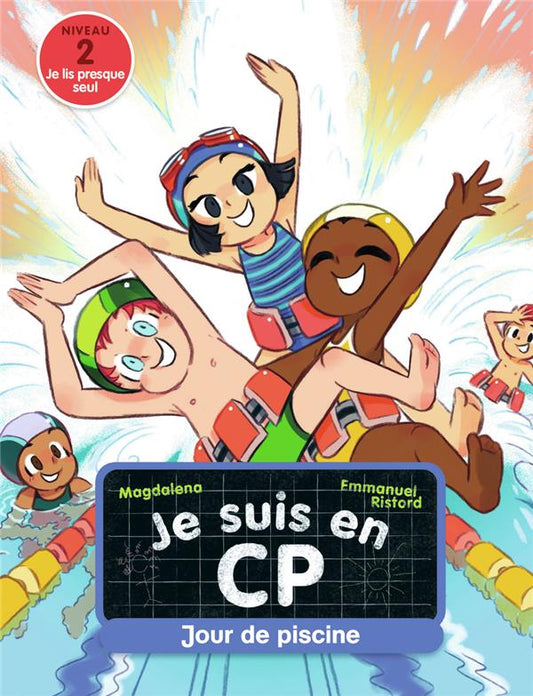 Front cover of Je suis en CP : Jour de piscine