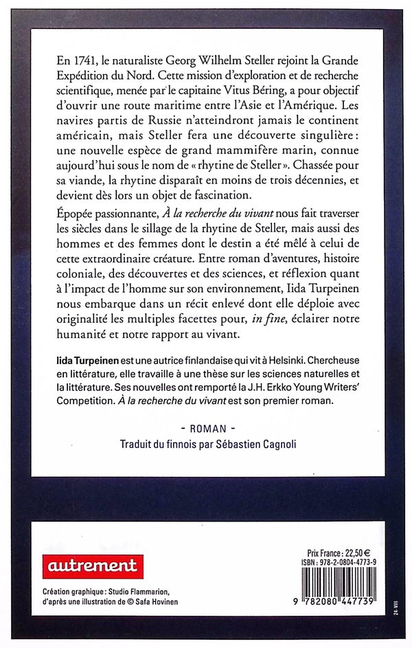 Back cover of À la recherche du vivant