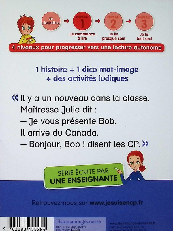 Back cover of Je suis en CP : Le nouveau : Niveau 1