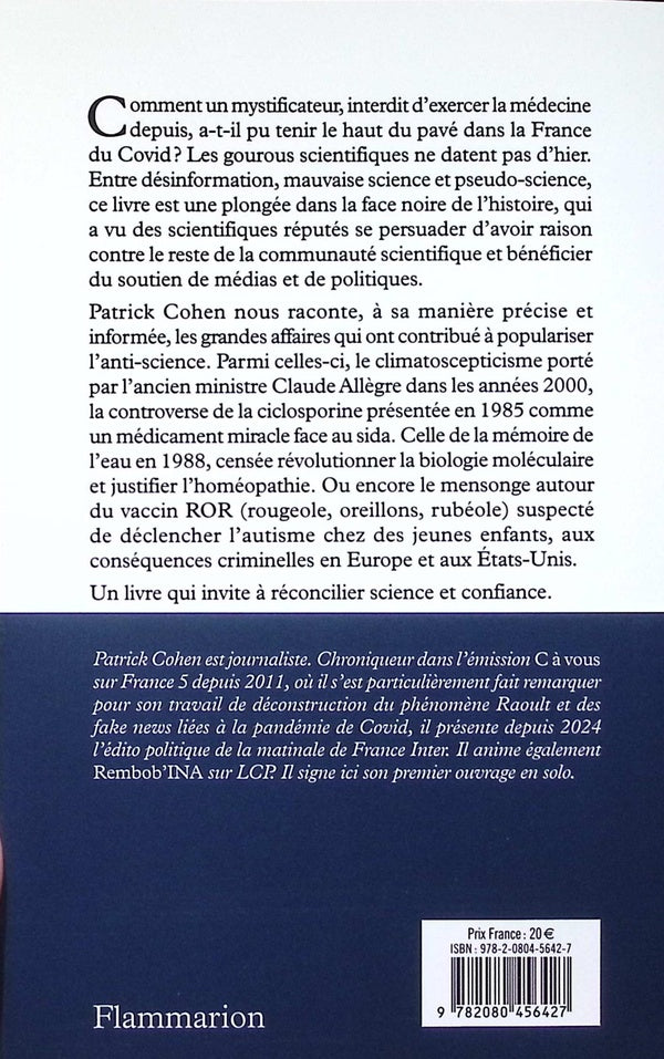 Back cover of Les mystificateurs