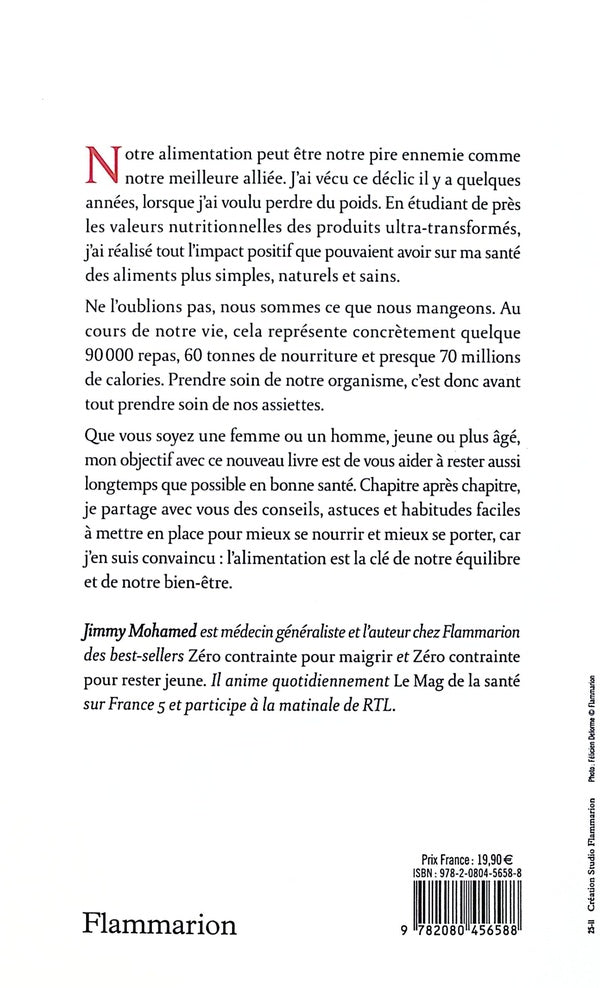Back cover of Je mange bien, je vais bien