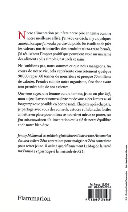 Back cover of Je mange bien, je vais bien