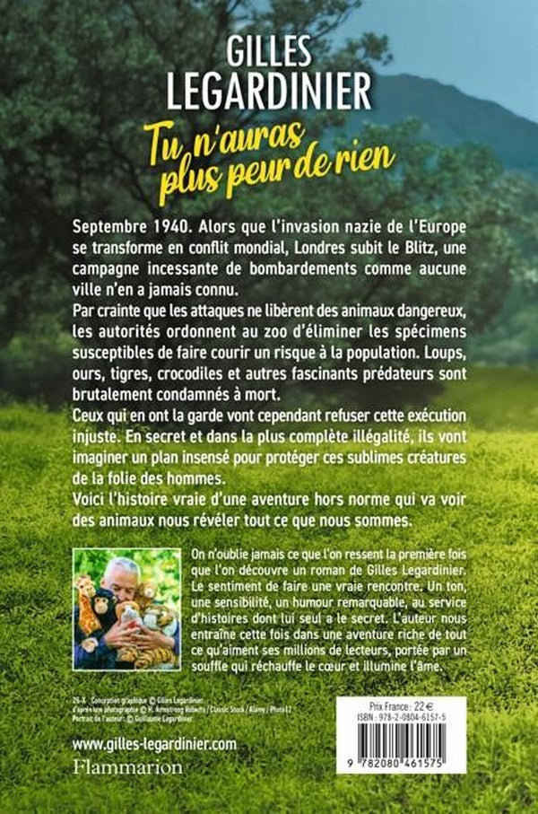 Back cover of Tu n'auras plus peur de rien