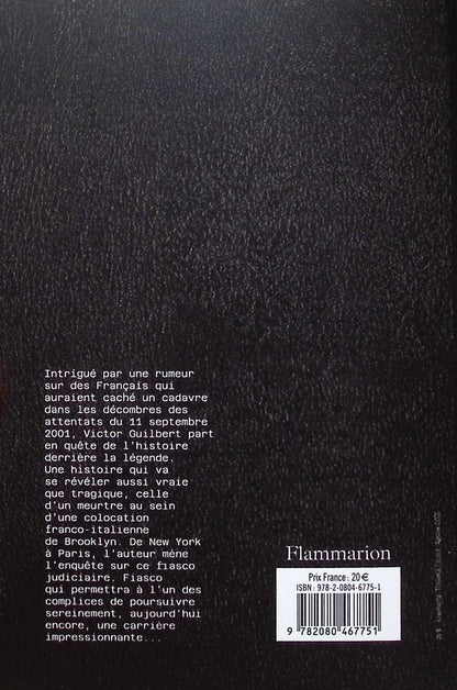 Back cover of La Trahison de Sunset Park : L'histoire vraie du mort en trop du 11 septembre