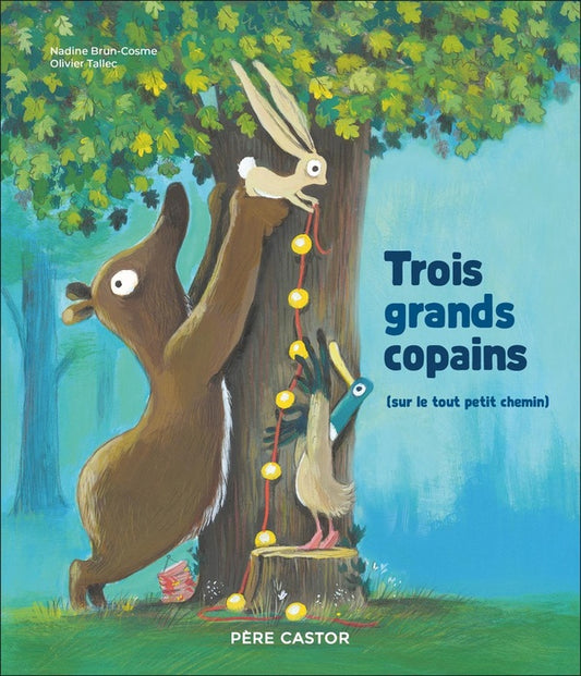 Front cover of Trois grands copains (sur le tout petit chemin)