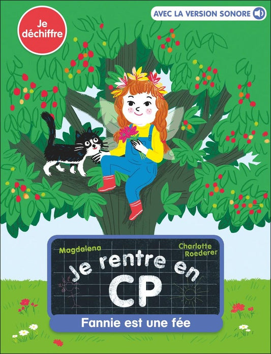 Front cover of Je rentre en CP Tome 34 : Fannie est une fée