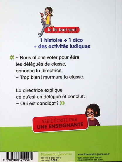 Back cover of Je suis en CE2 : L'élection des délégués