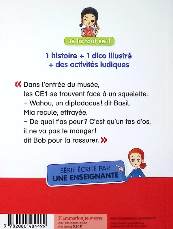 Back cover of Je suis en CE1 : Visite au musée