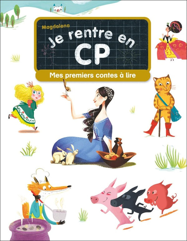 Front cover of Je rentre en CP : Mes premiers contes à lire