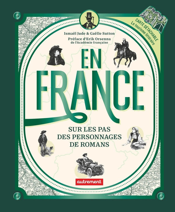 Front cover of En France, sur les pas des personnages de romans