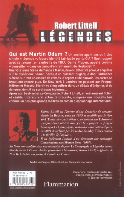 Back cover of Legendes