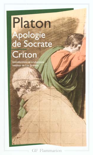 Front cover of Apologie de socrate - criton