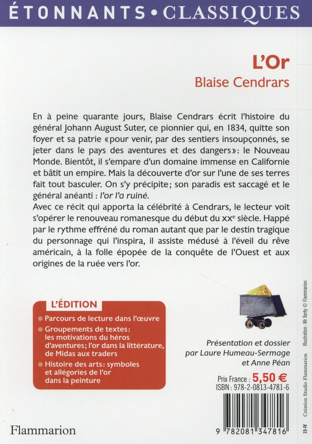 Back cover of L'or